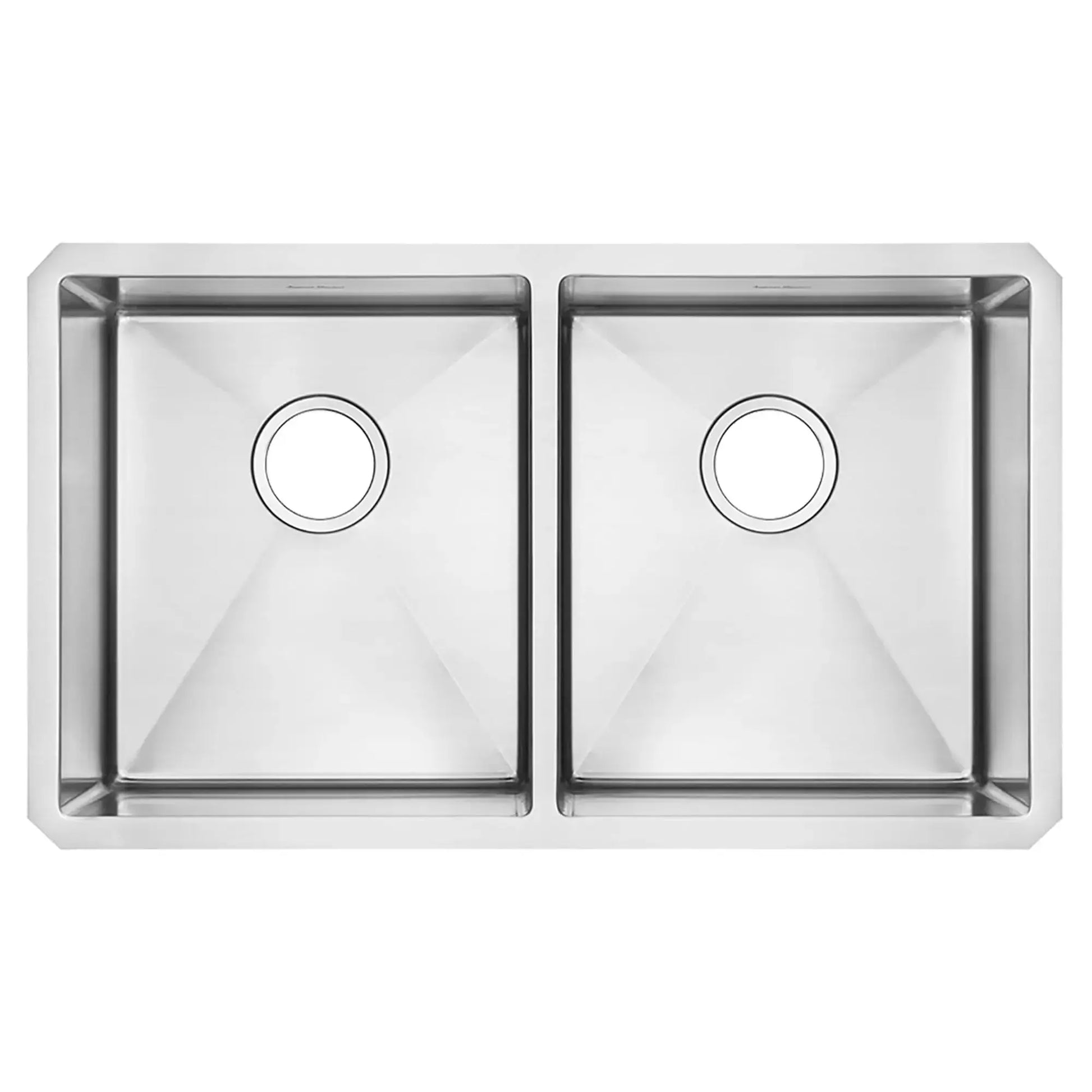 American Standard Pekoe 29 x 18-Inch Stainless Steel Undermount Double Bowl Kitchen Sink 18DB.9291800.075 - Plumbing Market