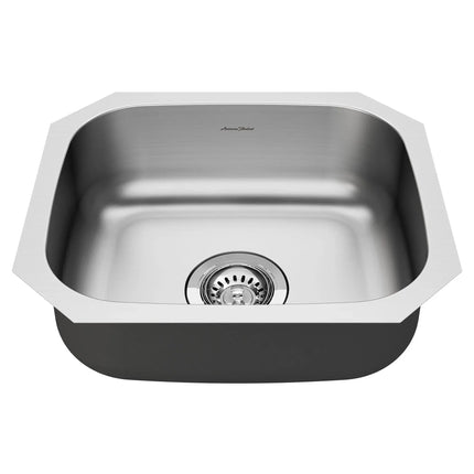 American Standard Portsmouth 18 x 16-Inch Stainless Steel Undermount Single-Bowl ADA Kitchen Sink 18SB6181600S.075 - Plumbing Market