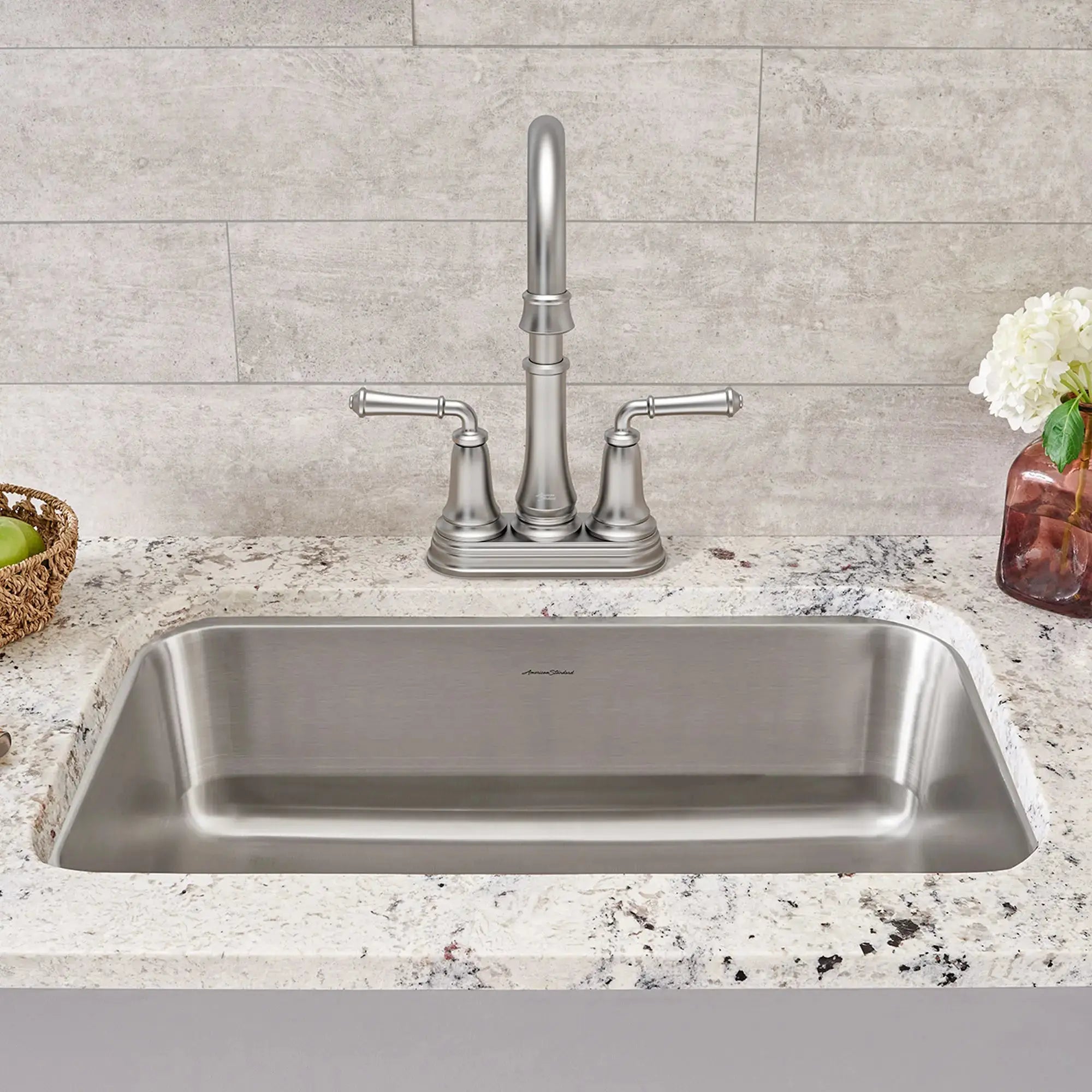 American Standard Portsmouth 23 x 18-Inch Stainless Steel Undermount Single Bowl Kitchen Sink 18SB.9231800S.075 - Plumbing Market