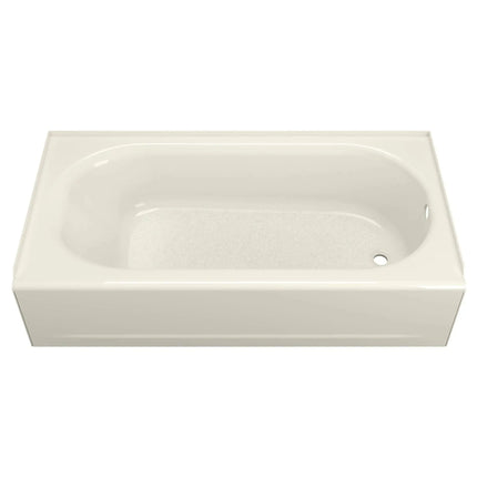 American Standard Princeton Americast 60 x 30-Inch Integral Apron Bathtub With Right-Hand Outlet 2391202.222 - Plumbing Market