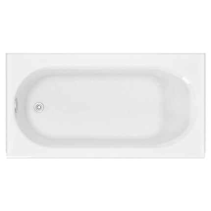 American Standard Princeton Americast 60 x 34-Inch Integral Apron Bathtub Above Floor Rough Left-Hand Outlet Luxury Ledge with Integral Drain 2396202ICH.020 - Plumbing Market