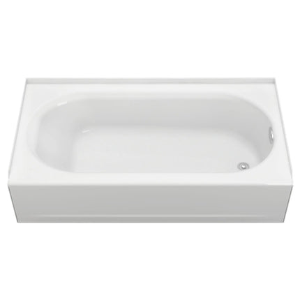 American Standard Princeton Americast 60 x 34-Inch Integral Apron Bathtub Above Floor Rough Right-Hand Outlet Luxury Ledge with Integral Drain 2397202ICH.020 - Plumbing Market