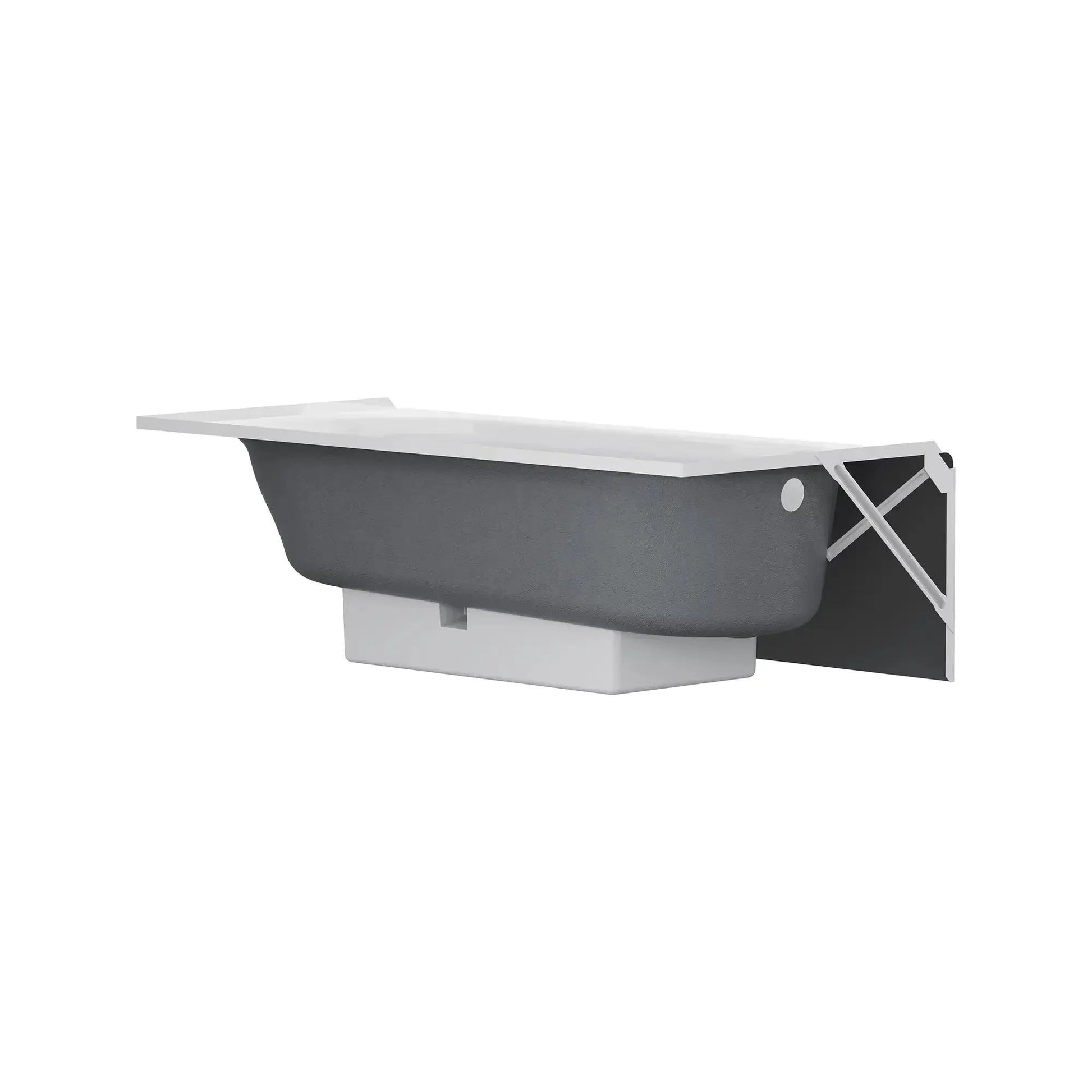 American Standard Princeton PRO Steel 60 x 30-inch Above Floor Rough Integral Apron Bathtub - Plumbing Market