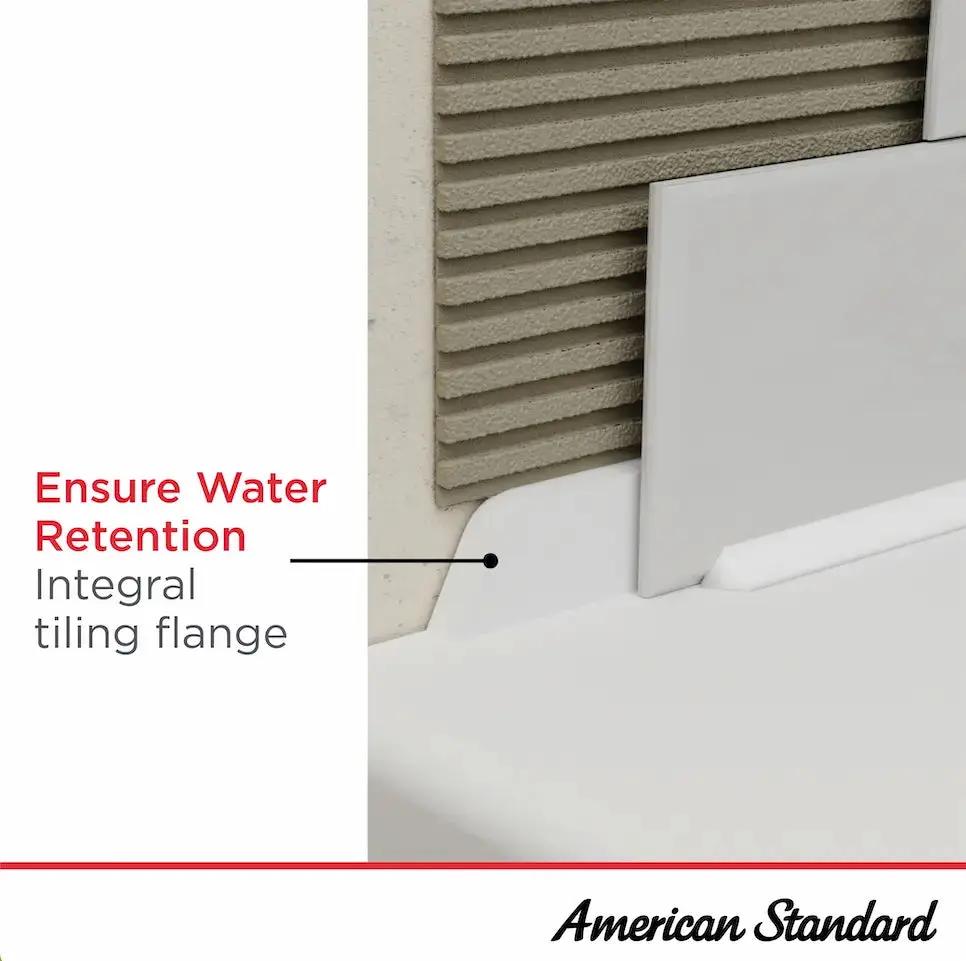 American Standard Princeton PRO Steel 60 x 30-inch Above Floor Rough Integral Apron Bathtub - Plumbing Market