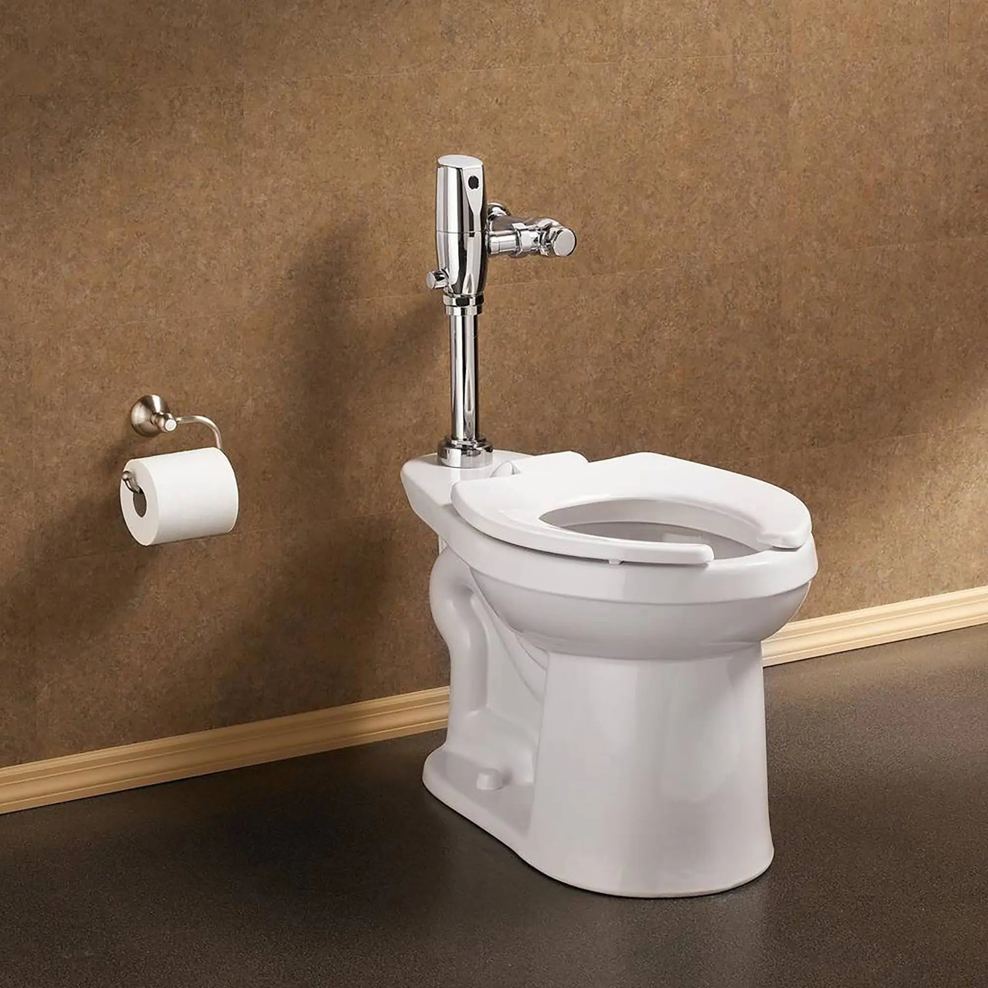 American Standard Right Width 1.28 – 1.6 gpf (4.8 – 6.0 Lpf) Chair Height Top Spud Elongated Bowl With Seat 3641001.02 - Plumbing Market