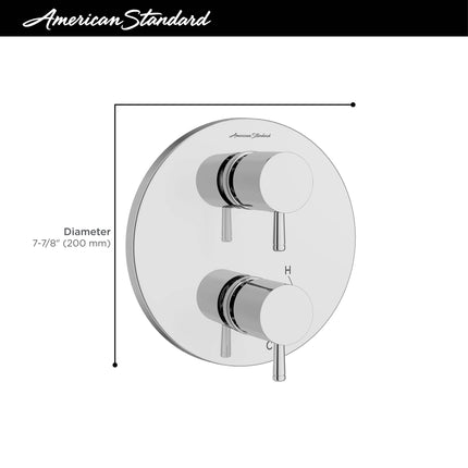 American Standard Serin 2-Handle Integrated Shower Diverter Trim Only TU064740.002 - Plumbing Market