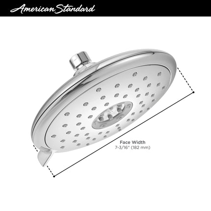 American Standard Spectra Fixed 7-Inch 1.8 gpm/6.8 L/
min Fixed Showerhead 9038074.295 - Plumbing Market