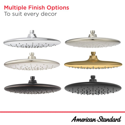 American Standard Spectra Rain 11-Inch 1.8 gpm/6.8 L/min Water-Saving Rain Showerhead 9038001.013 - Plumbing Market