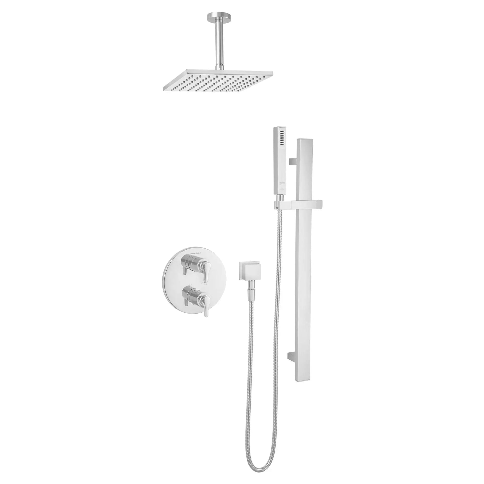 American Standard Square 30-Inch Shower Slide Bar 1660230.002 - Plumbing Market