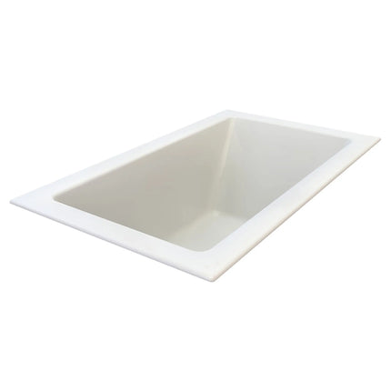 American Standard Studio 60 x 32-Inch Drop-In Soaking Bathtub with Zero Edge 2932002-D0.020 - Plumbing Market