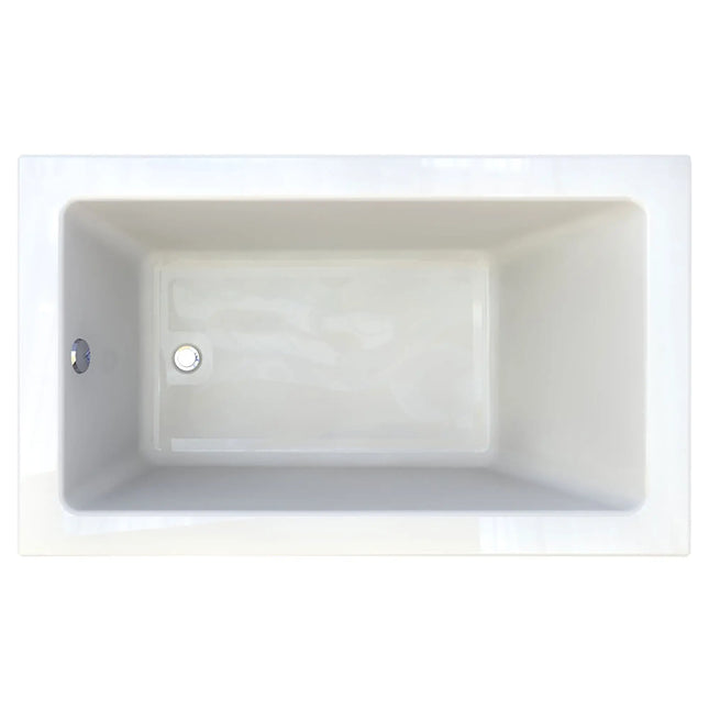 American Standard Studio 60 x 36-Inch Drop-In Soaking Bathtub With Zero Edge 2934002-D0.020 - Plumbing Market