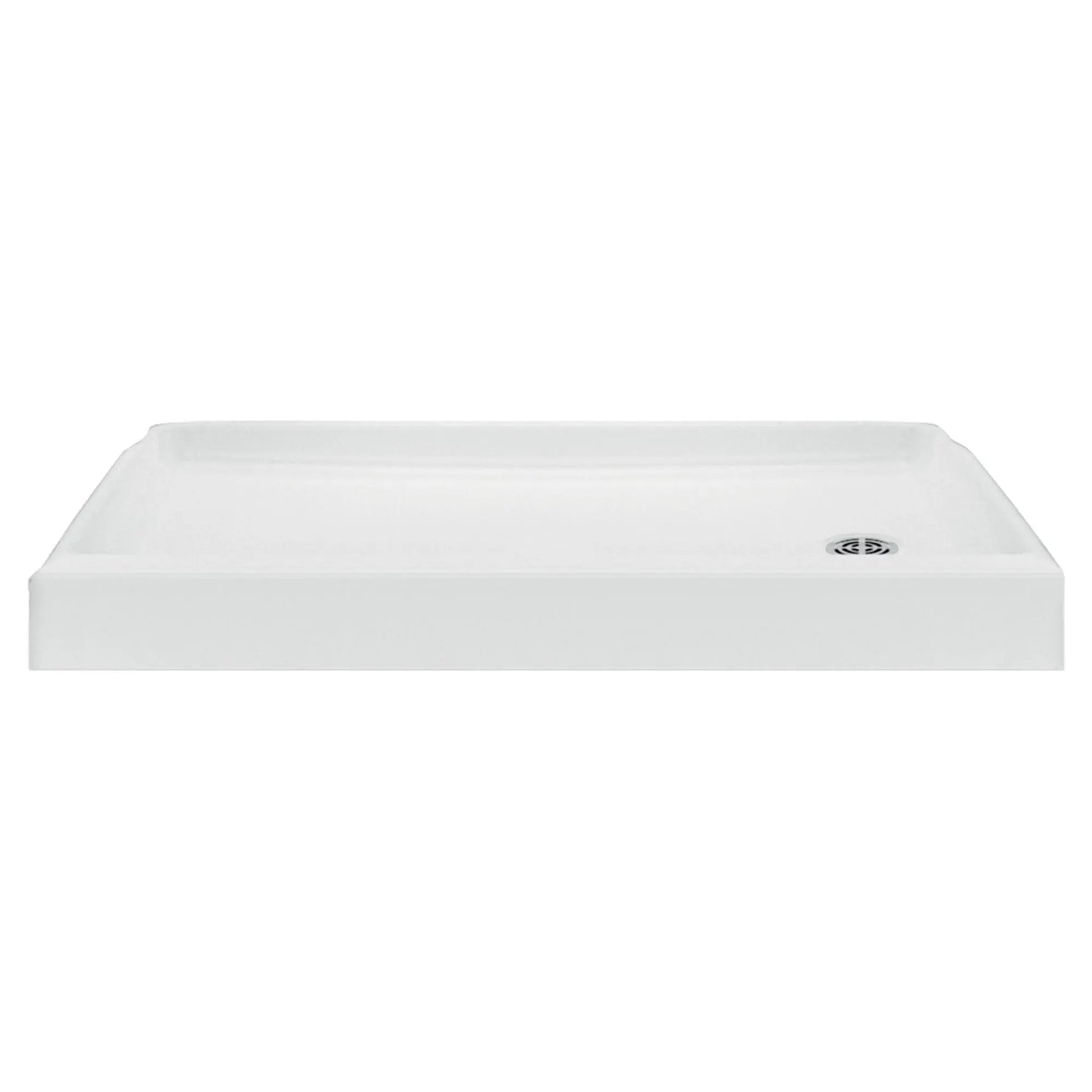 American Standard Studio 60x32 inch Single Threshold Shower base with Right-hand Outlet 2946STR.011 - Plumbing Market