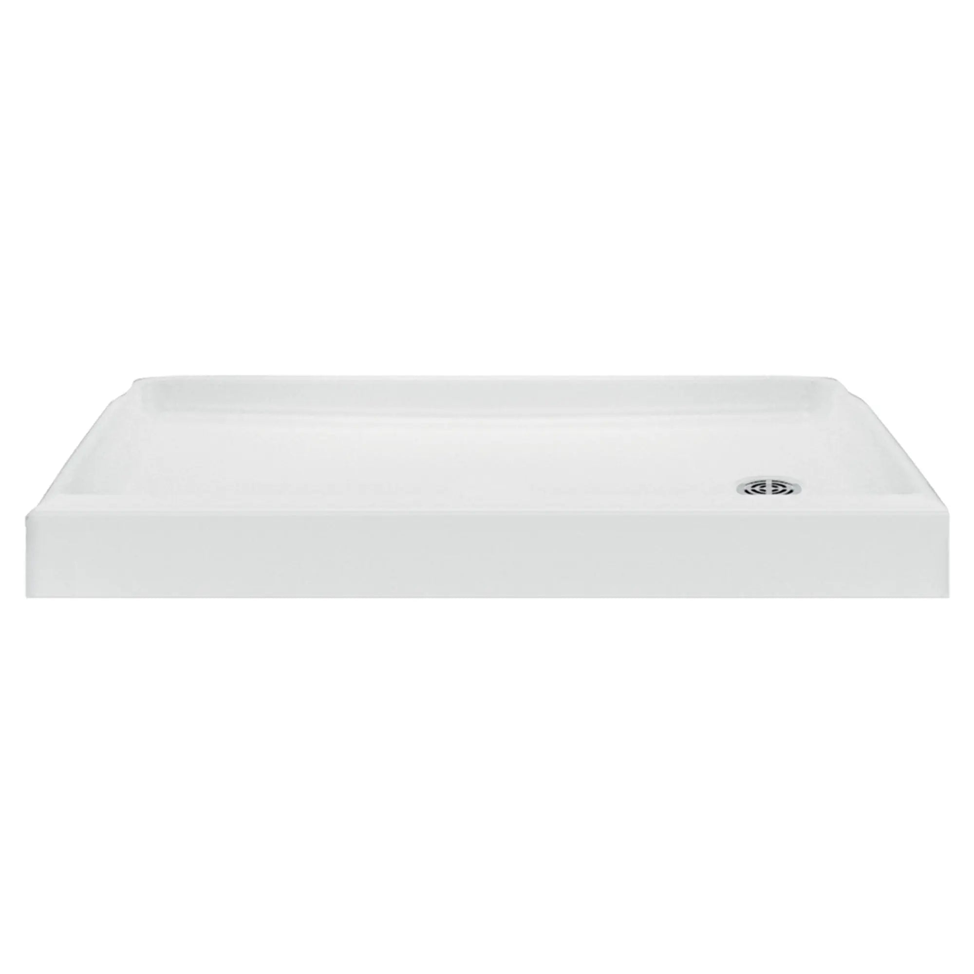American Standard Studio 60x32 inch Single Threshold Shower base with Right-hand Outlet 2946STR.011 - Plumbing Market