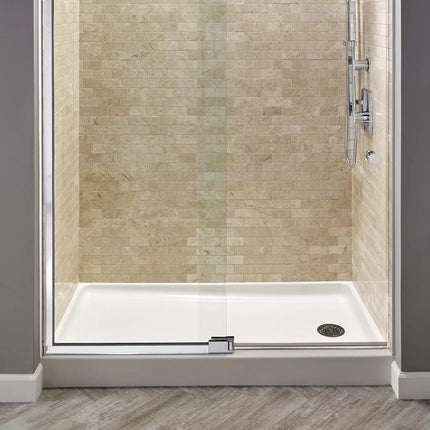 American Standard Studio 60x32 inch Single Threshold Shower base with Right-hand Outlet 2946STR.011 - Plumbing Market