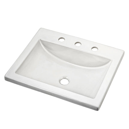 American Standard Studio Drop-In Sink With 8-Inch Widespread 643008.02 - Plumbing Market