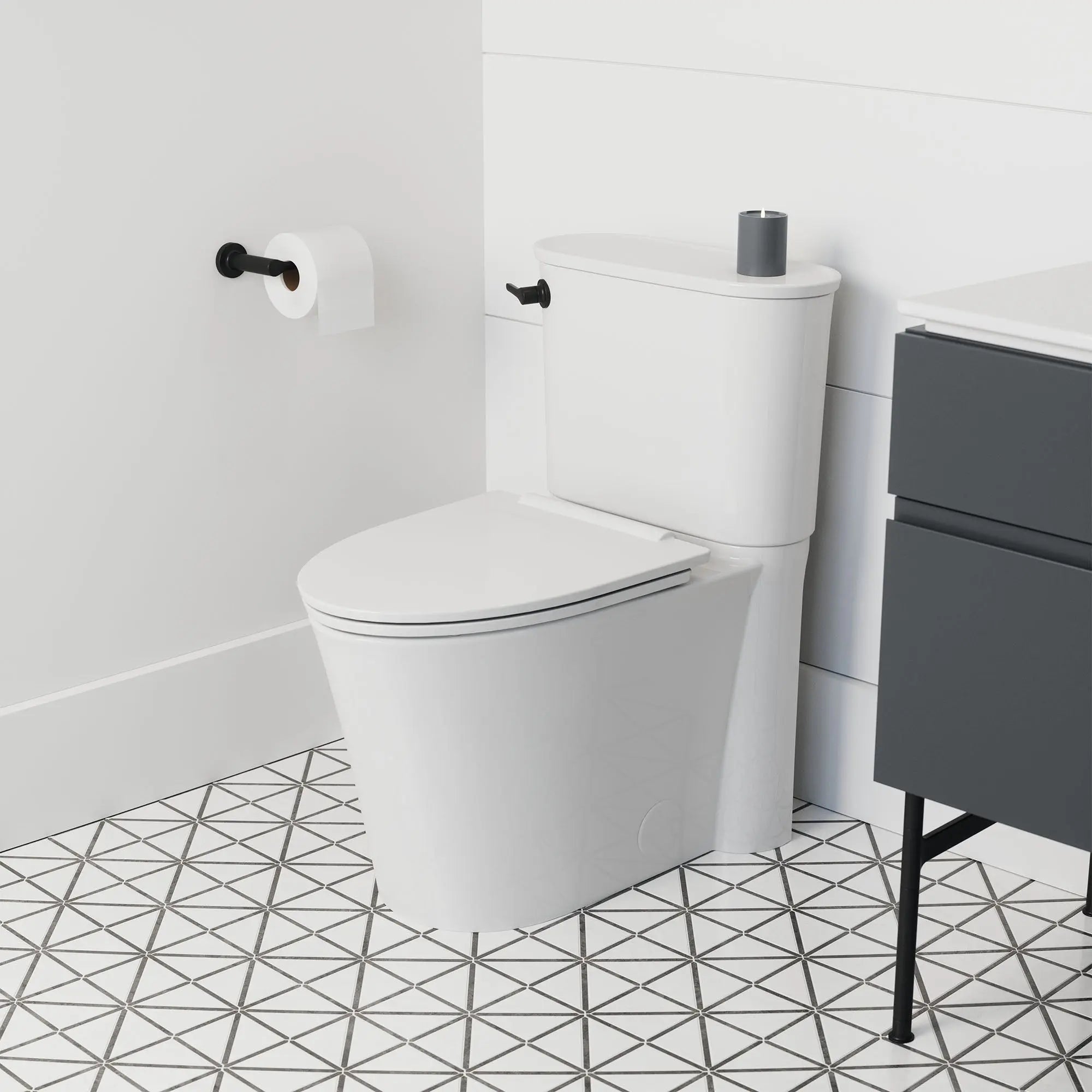 American Standard Studio S 1.28 gpf Elongated Toilet With Seat - Plumbing Market