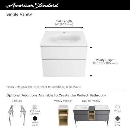American Standard Studio S 24-Inch Vanity 8725024.477 - Plumbing Market