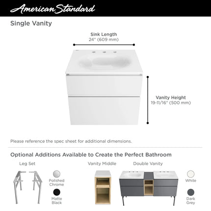 American Standard Studio S 24-Inch Vanity 8725024.477 - Plumbing Market