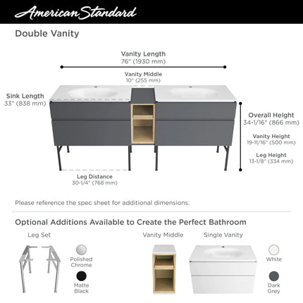 American Standard Studio S 33-Inch Vanity 8726033.477 - Plumbing Market