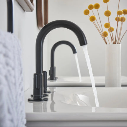 American Standard Studio S 8-Inch Widespread 2-Handle Bathroom Faucet 1.2 gpm/4.5 L/min With Lever Handles 7105821.243 - Plumbing Market