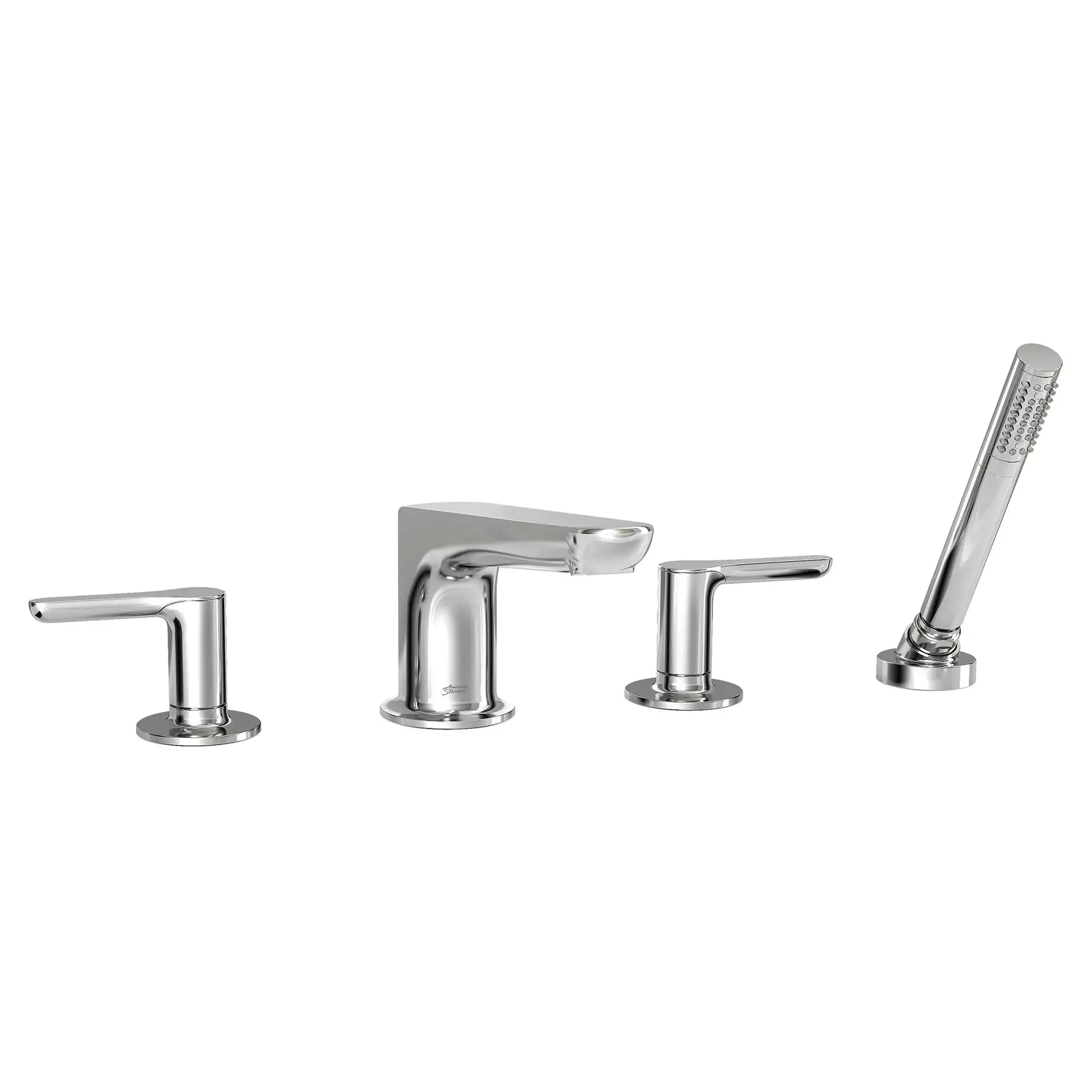 American Standard Studio S  Bathtub Faucet With Lever Handles and Personal Shower for Flash Rough-In Valve T105901.002 - Plumbing Market