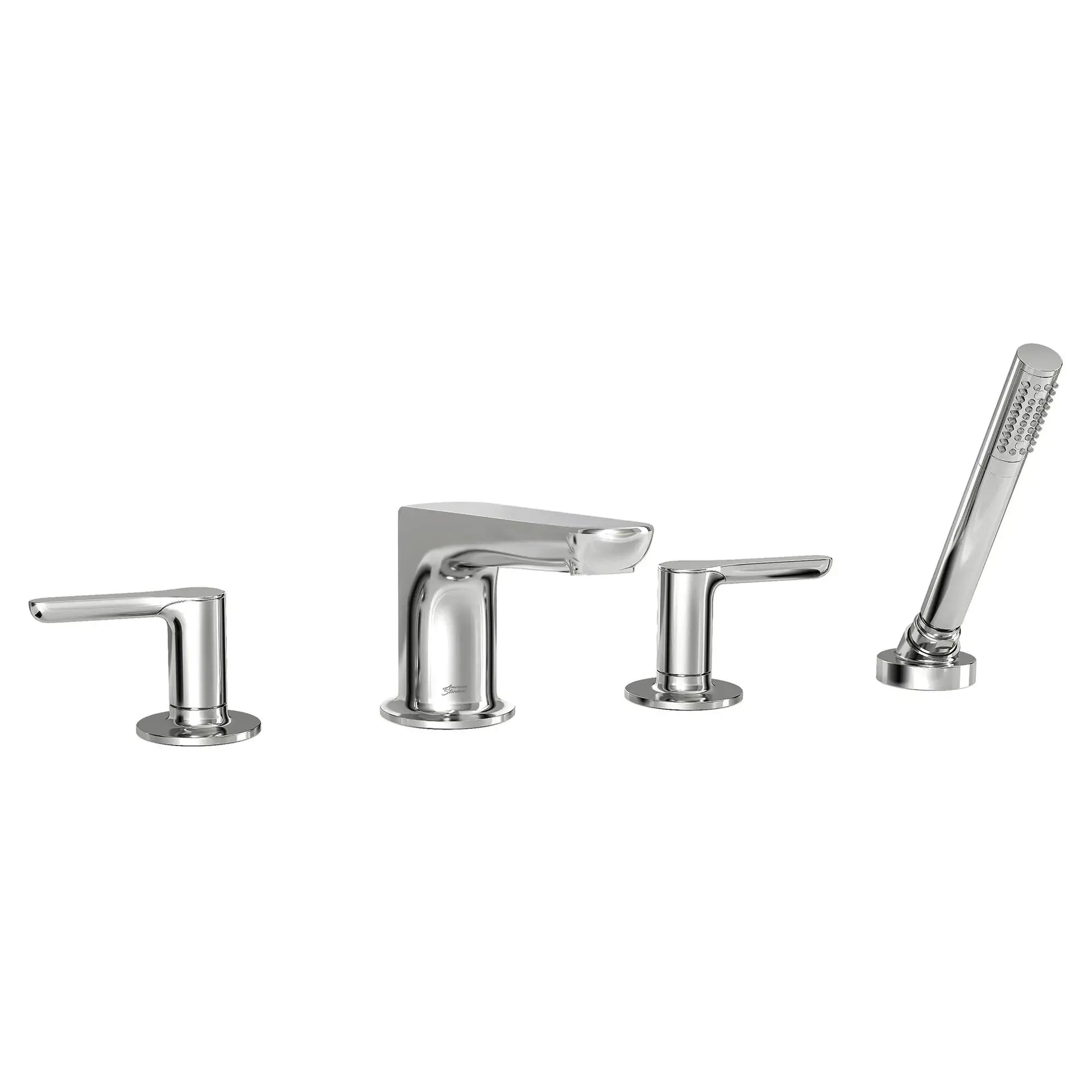 American Standard Studio S  Bathtub Faucet With Lever Handles and Personal Shower for Flash Rough-In Valve T105901.002 - Plumbing Market