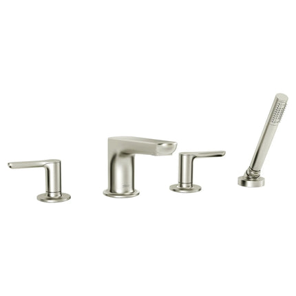 American Standard Studio S  Bathtub Faucet With Lever Handles and Personal Shower for Flash Rough-In Valve T105901.295 - Plumbing Market