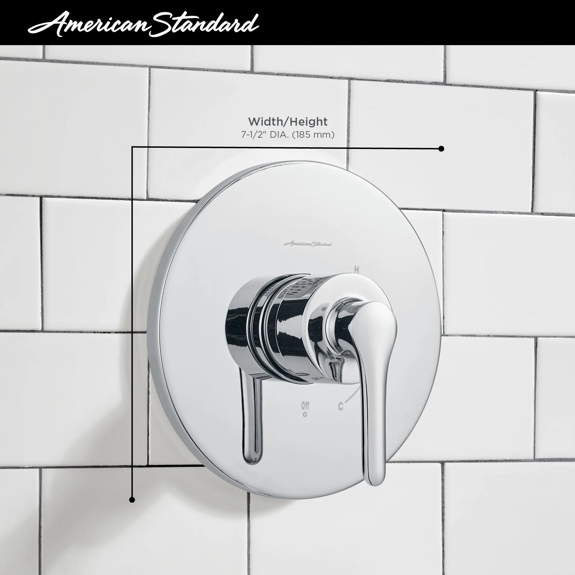 American Standard Studio S Valve Only Trim Kit With Double Ceramic Pressure Balance Cartridge With Lever Handle TU105500.295 - Plumbing Market