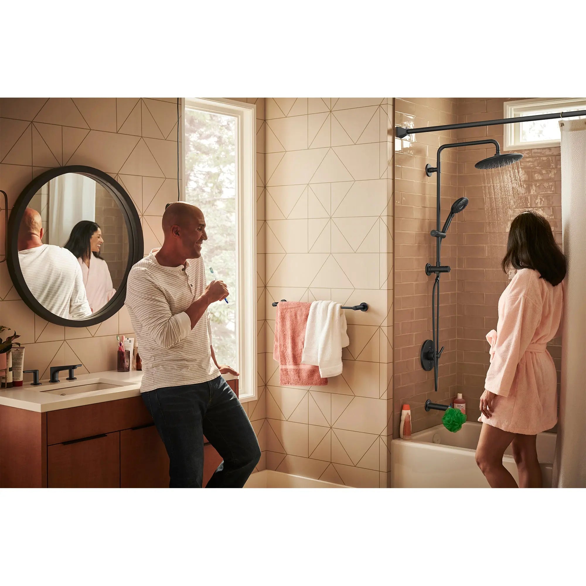 American Standard Studio S Widespread Low Spout Lever Handles 1.2 gpm/4.5 L/min With Lever Handles 7105857.243 - Plumbing Market