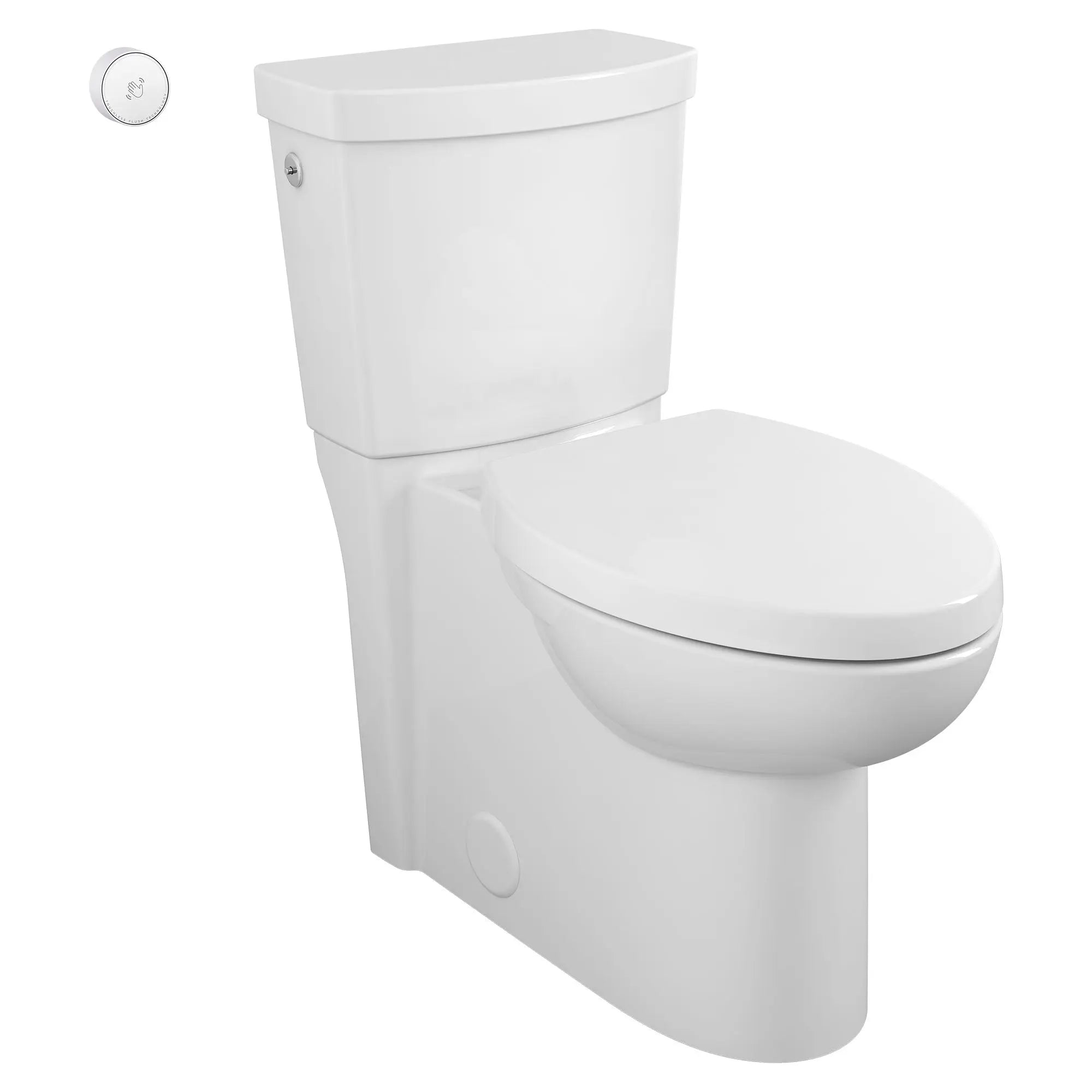 American Standard Studio Touchless Skirted Elongated Toilet with Seat - Plumbing Market