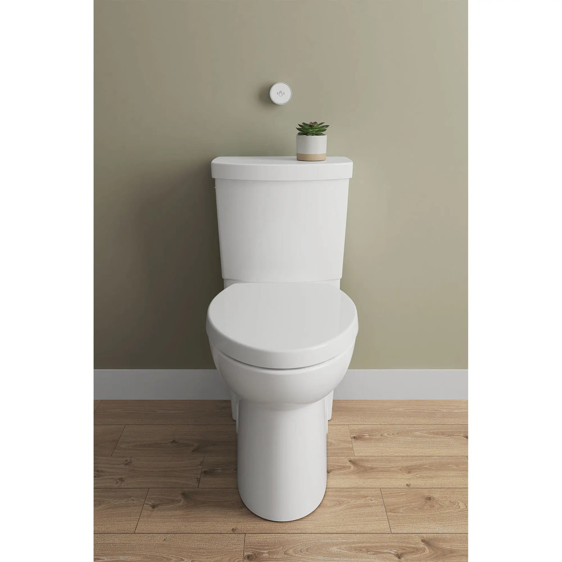 American Standard Studio Touchless Skirted Elongated Toilet with Seat - Plumbing Market