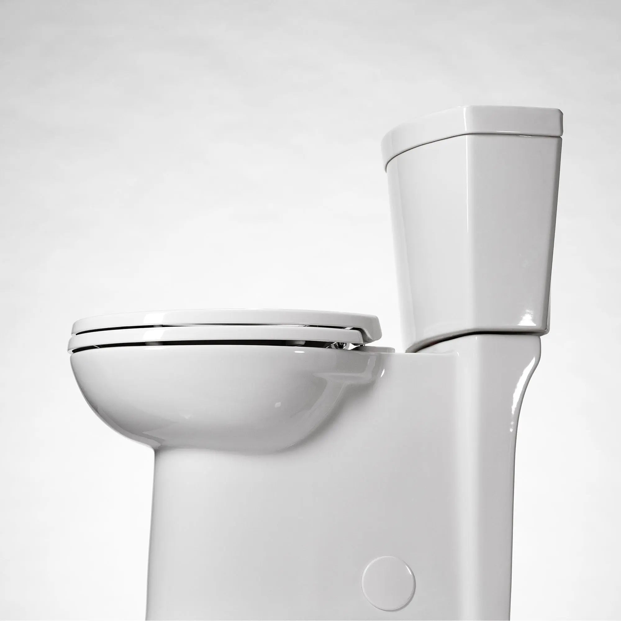 American Standard Studio Touchless Skirted Elongated Toilet with Seat - Plumbing Market