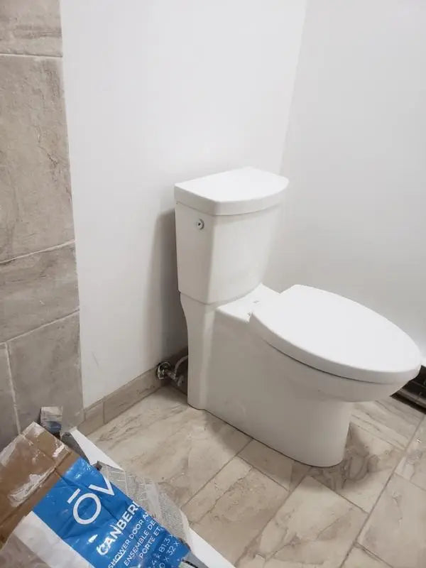 American Standard Studio Touchless Skirted Elongated Toilet with Seat - Plumbing Market