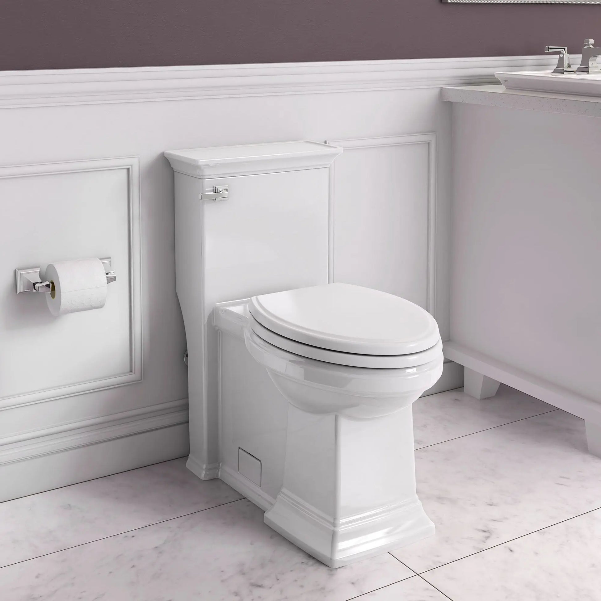 American Standard Town Square S 1.28 Elongated One Piece Toilet With Seat - Plumbing Market