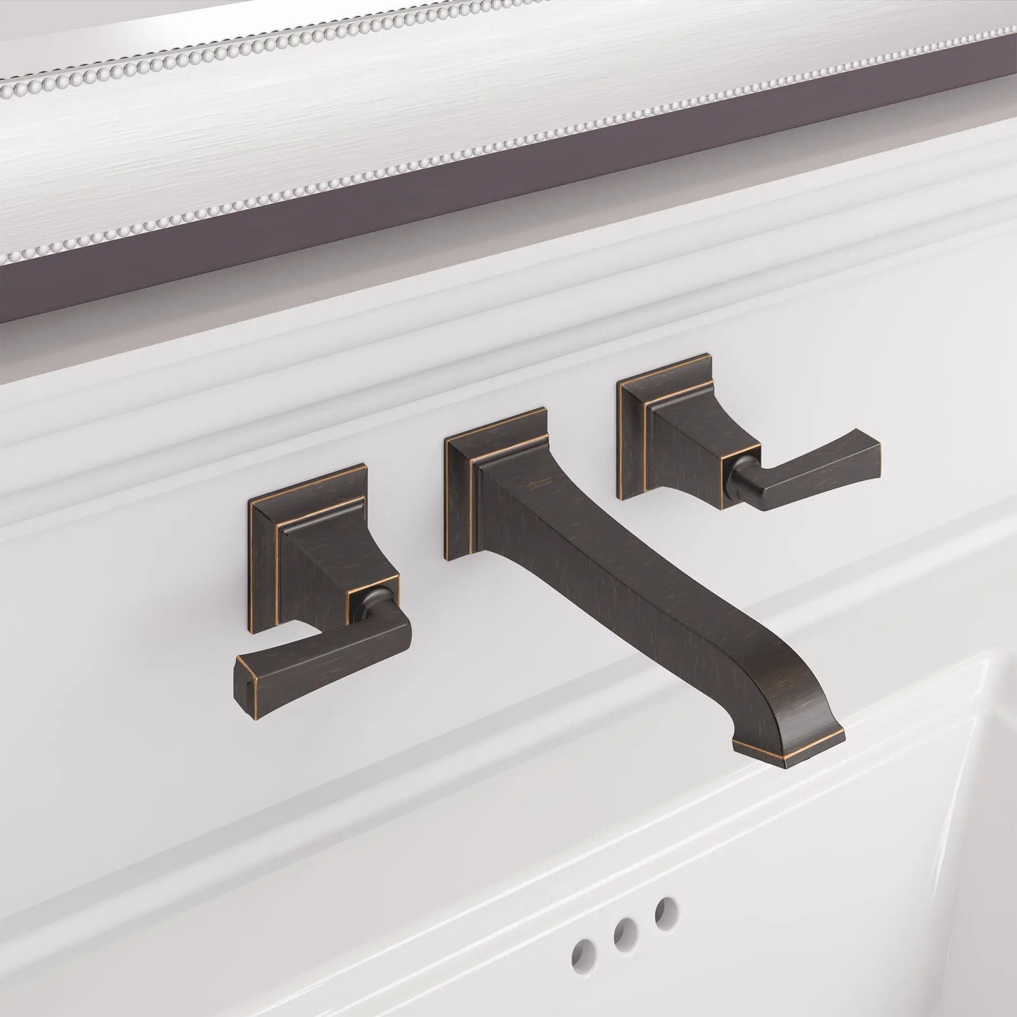 American Standard Town Square S 2-Handle Wall Mount Faucet 1.2 gpm/4.5 L/min With Lever Handles 7455451.278 - Plumbing Market