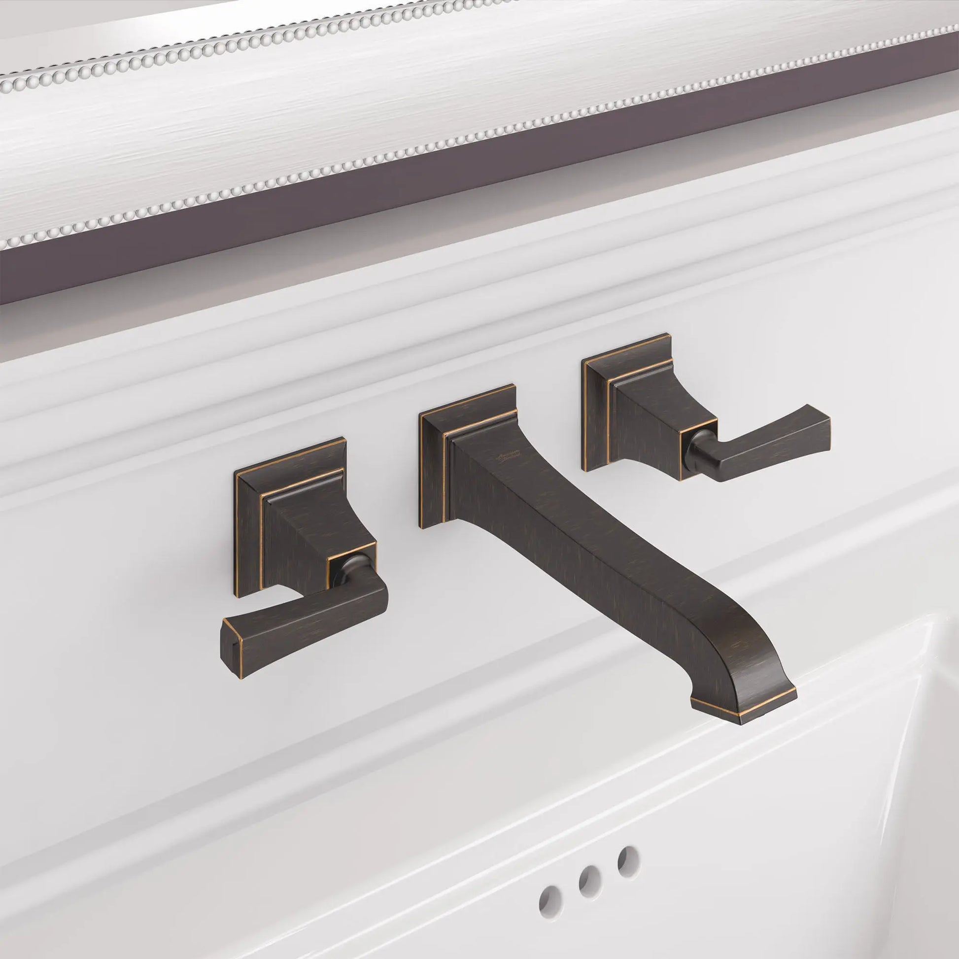 American Standard Town Square S 2-Handle Wall Mount Faucet 1.2 gpm/4.5 L/min With Lever Handles 7455451.278 - Plumbing Market