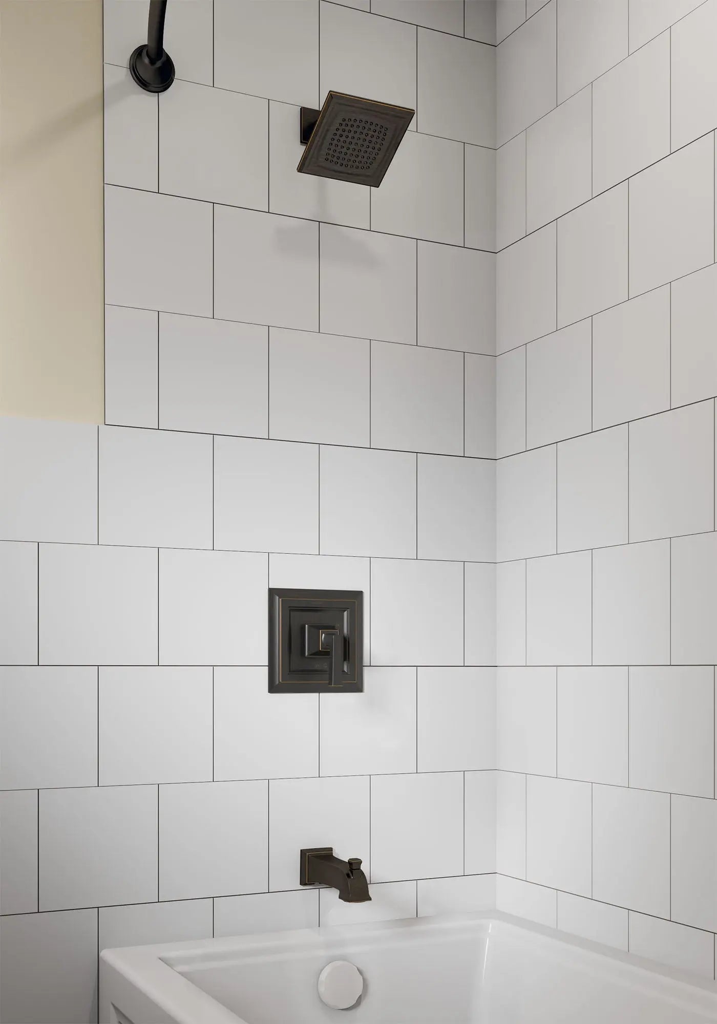 American Standard Town Square S 6-1/4-Inch 1.8 gpm/6.8 L/min Fixed Showerhead 1660515.278 - Plumbing Market