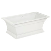 American Standard Town Square S 68 x 36-Inch Freestanding Bathtub Center Drain With Integrated Overflow 2546004.02 - Plumbing Market