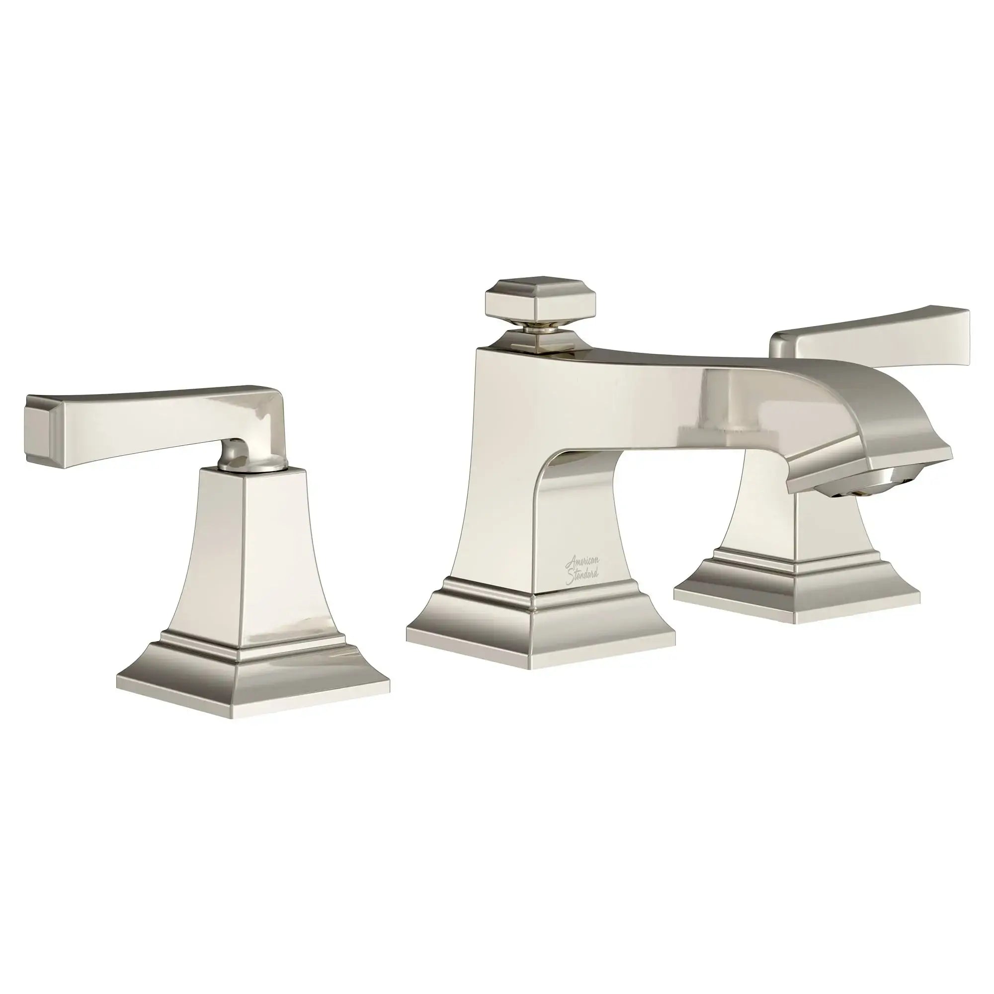 American Standard Town Square S 8-Inch Widespread 2-Handle Bathroom Faucet 1.2 gpm/4.5 L/min With Lever Handles 7455801.013 - Plumbing Market