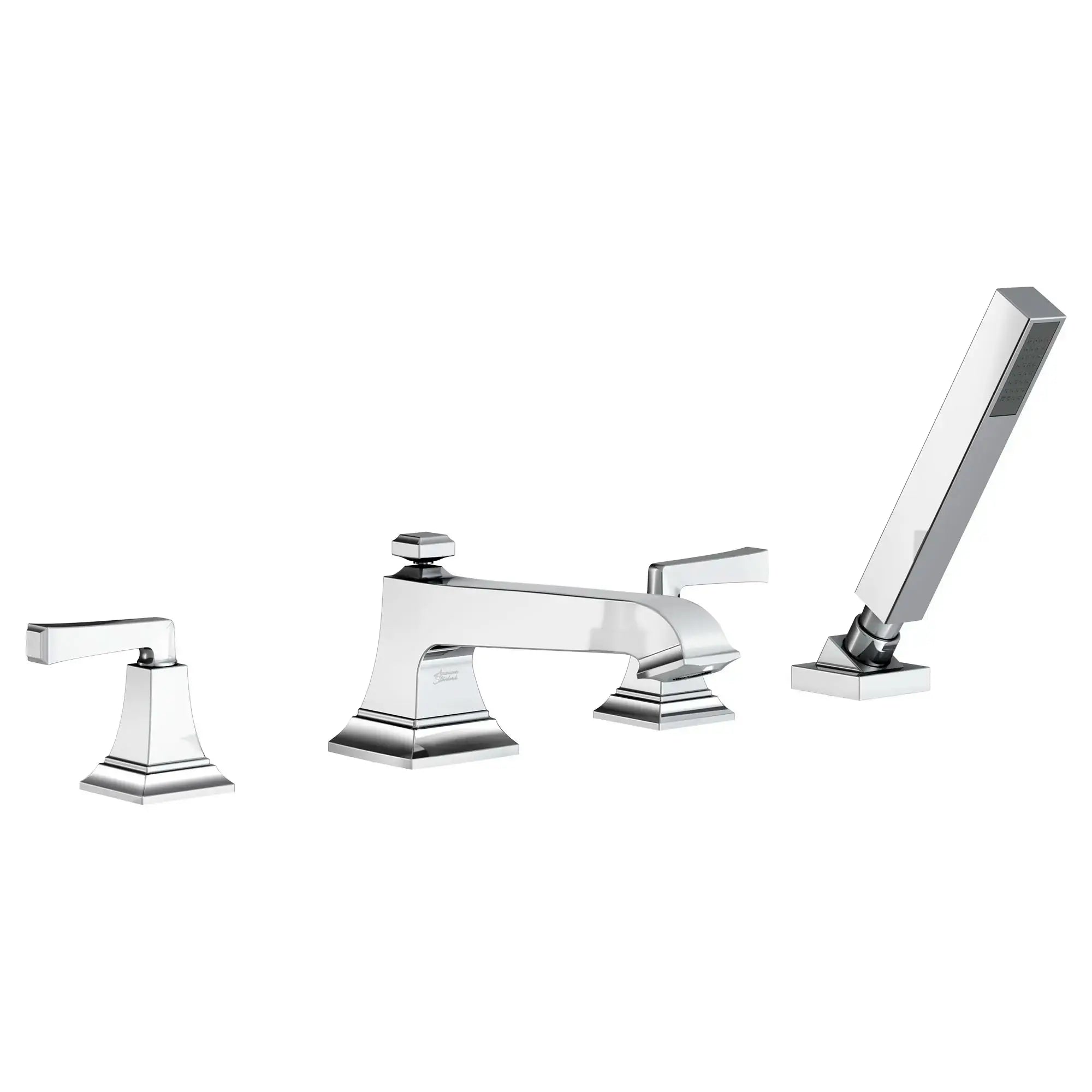 American Standard Town Square S Bathub Faucet With Lever Handles and Personal Shower for Flash Rough-in Valve T455901.002 - Plumbing Market