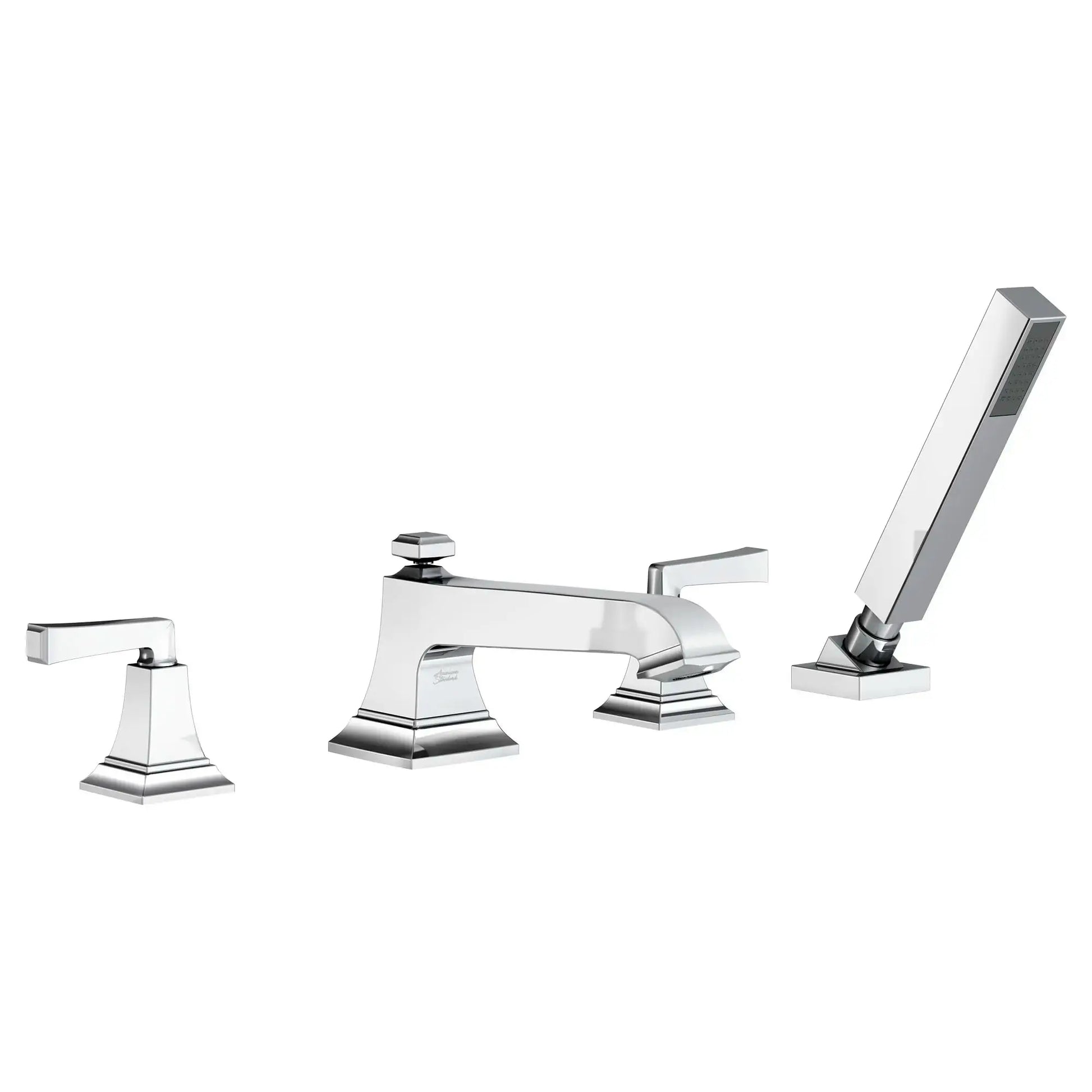 American Standard Town Square S Bathub Faucet With Lever Handles and Personal Shower for Flash Rough-in Valve T455901.002 - Plumbing Market