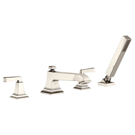 American Standard Town Square S Bathub Faucet With Lever Handles and Personal Shower for Flash Rough-in Valve T455901.013 - Plumbing Market