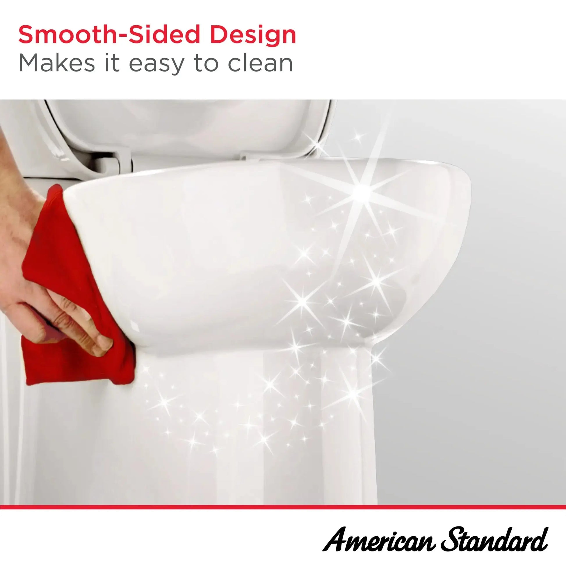 American Standard Town Square Two Piece Elongated Toilet With Seat - Plumbing Market