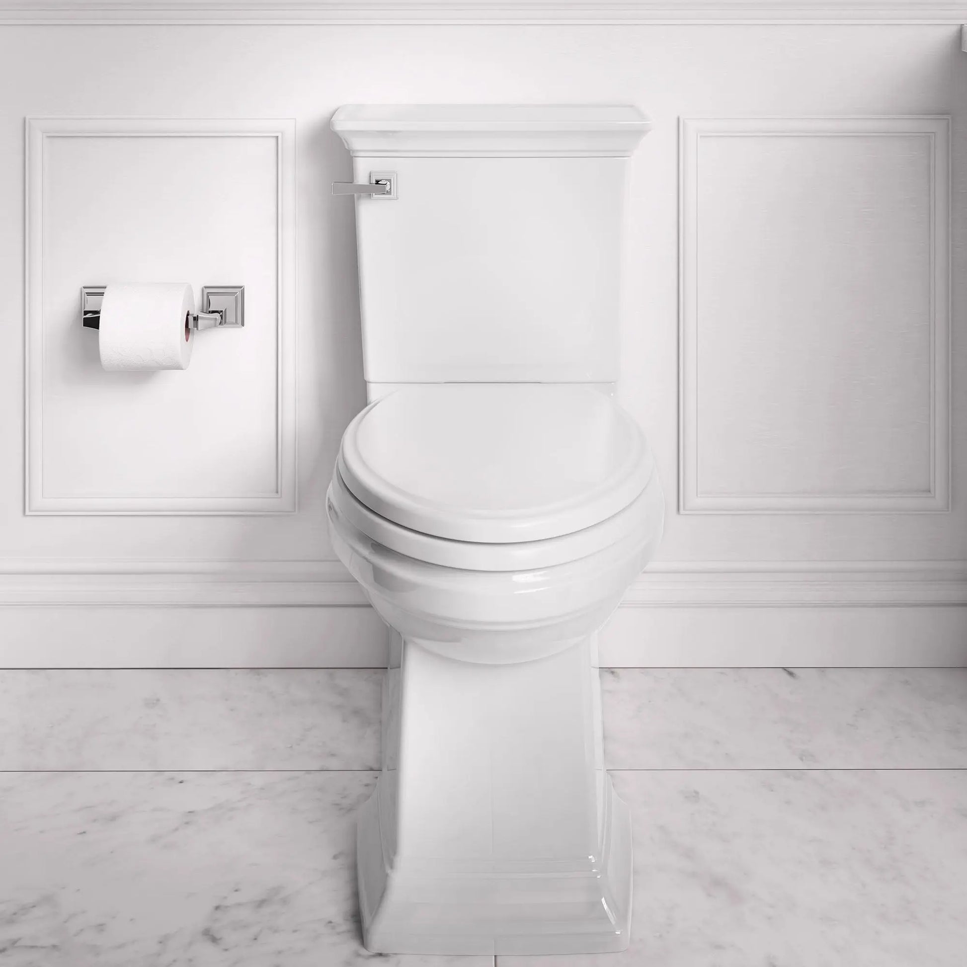 American Standard Town Square Two Piece Elongated Toilet With Seat - Plumbing Market