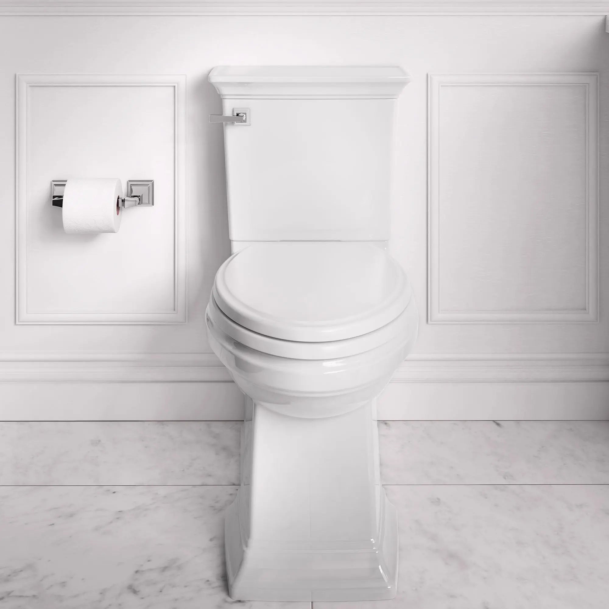 American Standard Town Square Two Piece Elongated Toilet With Seat - Plumbing Market