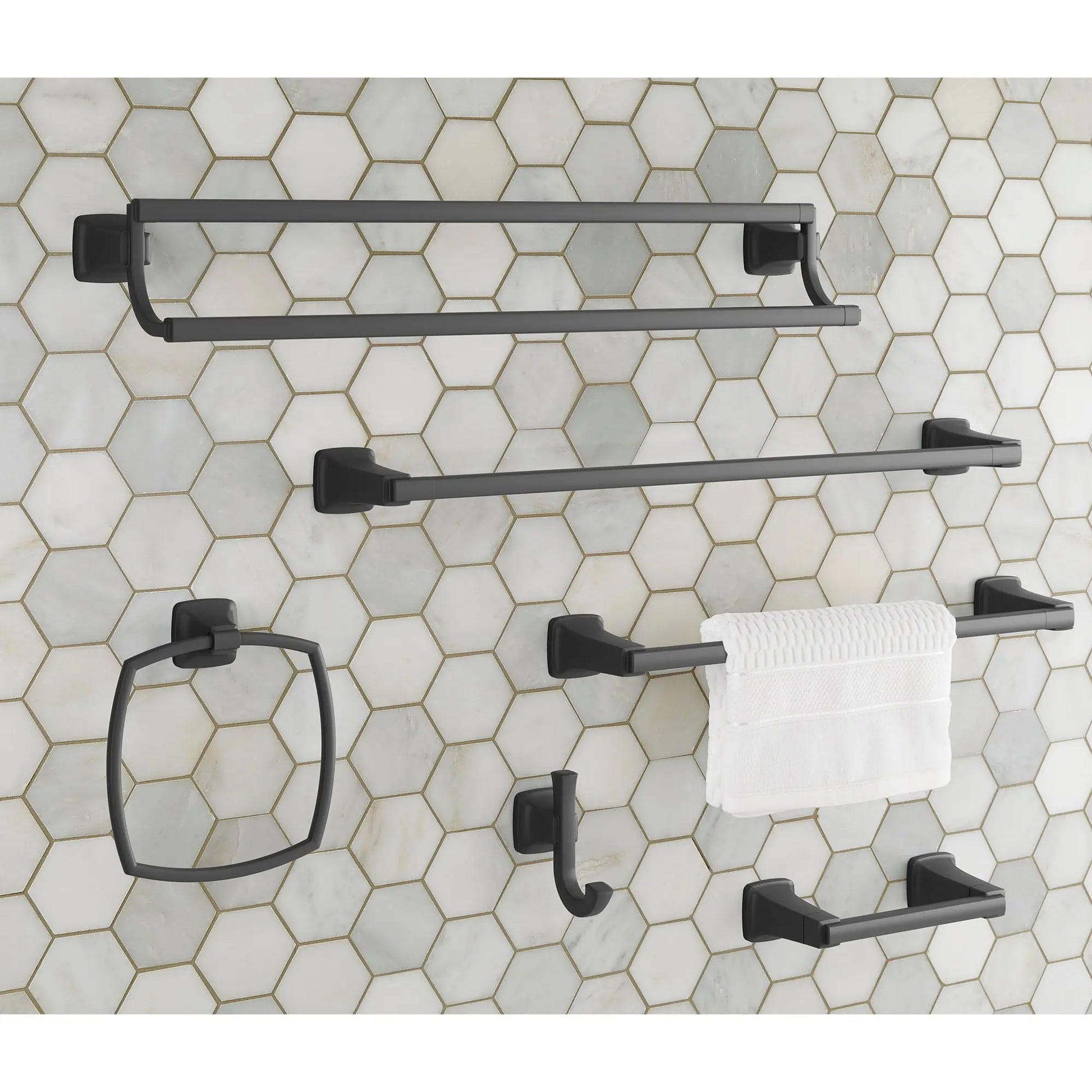 American Standard Townsend 24-Inch Double Towel Bar 7353224.243 - Plumbing Market