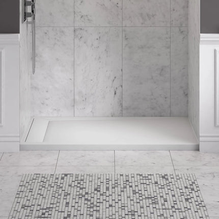 American Standard Townsend 60 x 32-Inch Single Threshold Shower Base With Left-Hand Outlet 6032SM-LHOL.218 - Plumbing Market