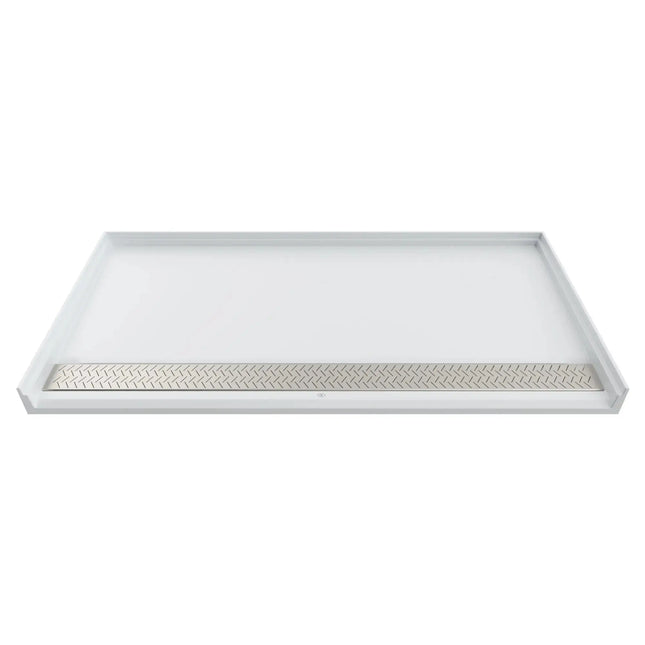 American Standard Townsend 64 x 38-Inch Single Threshold ADA Shower Base With Linear Drain 6438AM-FCOL.218 - Plumbing Market