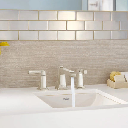 American Standard Townsend 8-Inch Widespread 2-Handle Bathroom Faucet 1.2 gpm/4.5 L/min With Lever Handles 7353841.013 - Plumbing Market