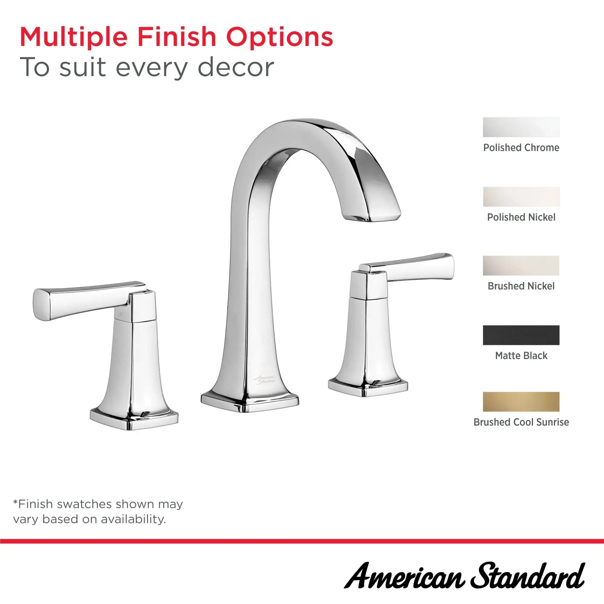 American Standard Townsend 8-Inch Widespread 2-Handle Bathroom Faucet 1.2 gpm/4.5 L/min With Lever Handles - Plumbing Market